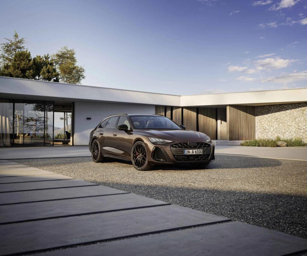 Der neue Audi A6 Avant in braun mit Sonderausstattung