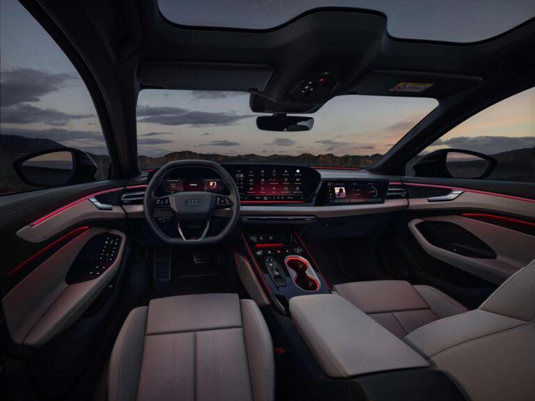 Der neue Audi A6 - audi a6 avant bei nacht autohaus hans maier muenchen 870ae0b078