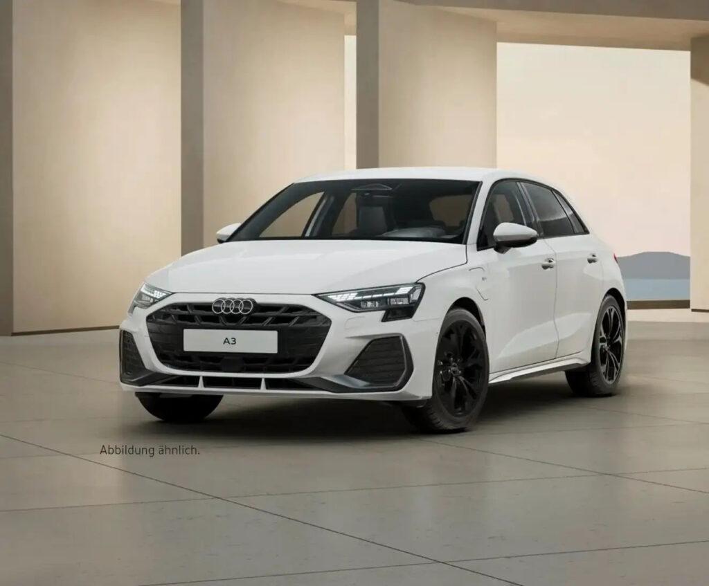 Audi A3 Sportback S line TFSI e 150 kW S tronic in weiss