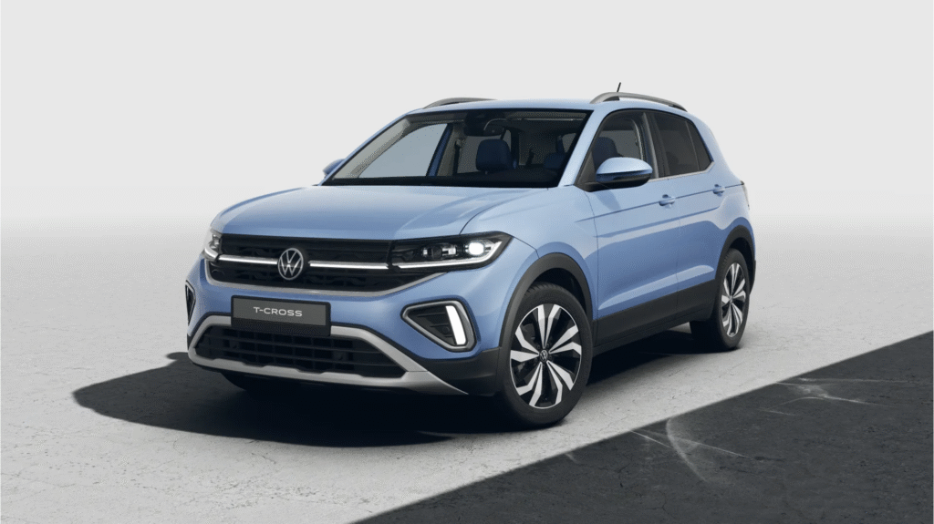 T-Cross Style 1,0 l TSI OPF 85 kW (116 PS) in hellblau