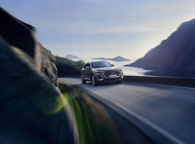 Der neue Audi Q5 und Q5 Sportback - audi q5 in der kurve autohaus hans maier muenchen 3a462f755b