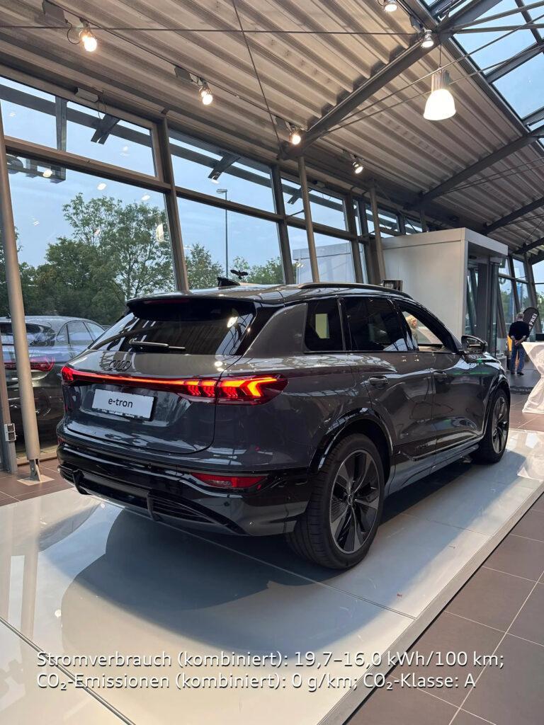 After Work Get Together – der brandneue Audi Q6 e-tron 25 After Work Get Together – der brandneue Audi Q6 e-tron - audi q6 e tron heck 6b24ba7775