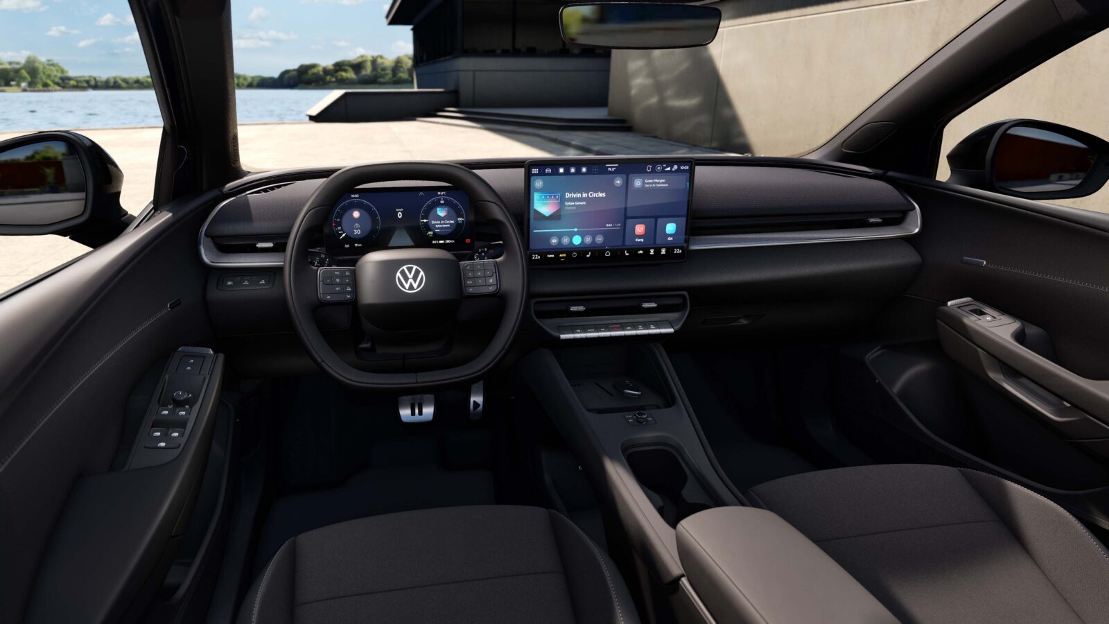 Der neue vollelektrische ID. Polo - vw id polo fahrerraum autohaus hans maier erding